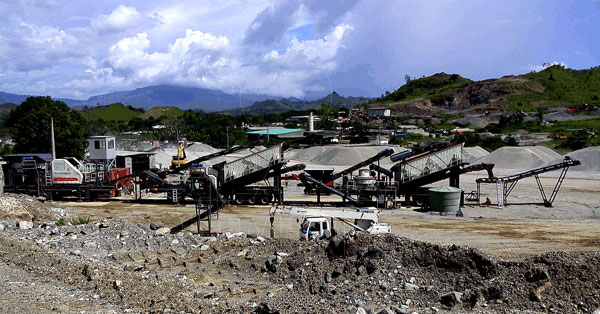 мобильный дробильно-сортировочный комплекс, производство кубовидного щебня