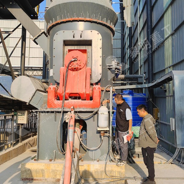 Thermal power plant with highlighted coal grinding section