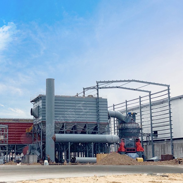 Large-capacity slag grinding machine in industrial setting