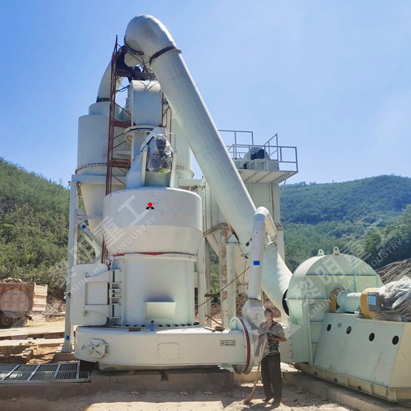 Gypsum grinding mill in Kazakhstan production line