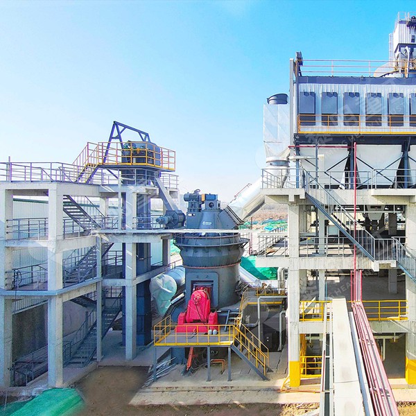 LM vertical roller mill grinding gypsum powder